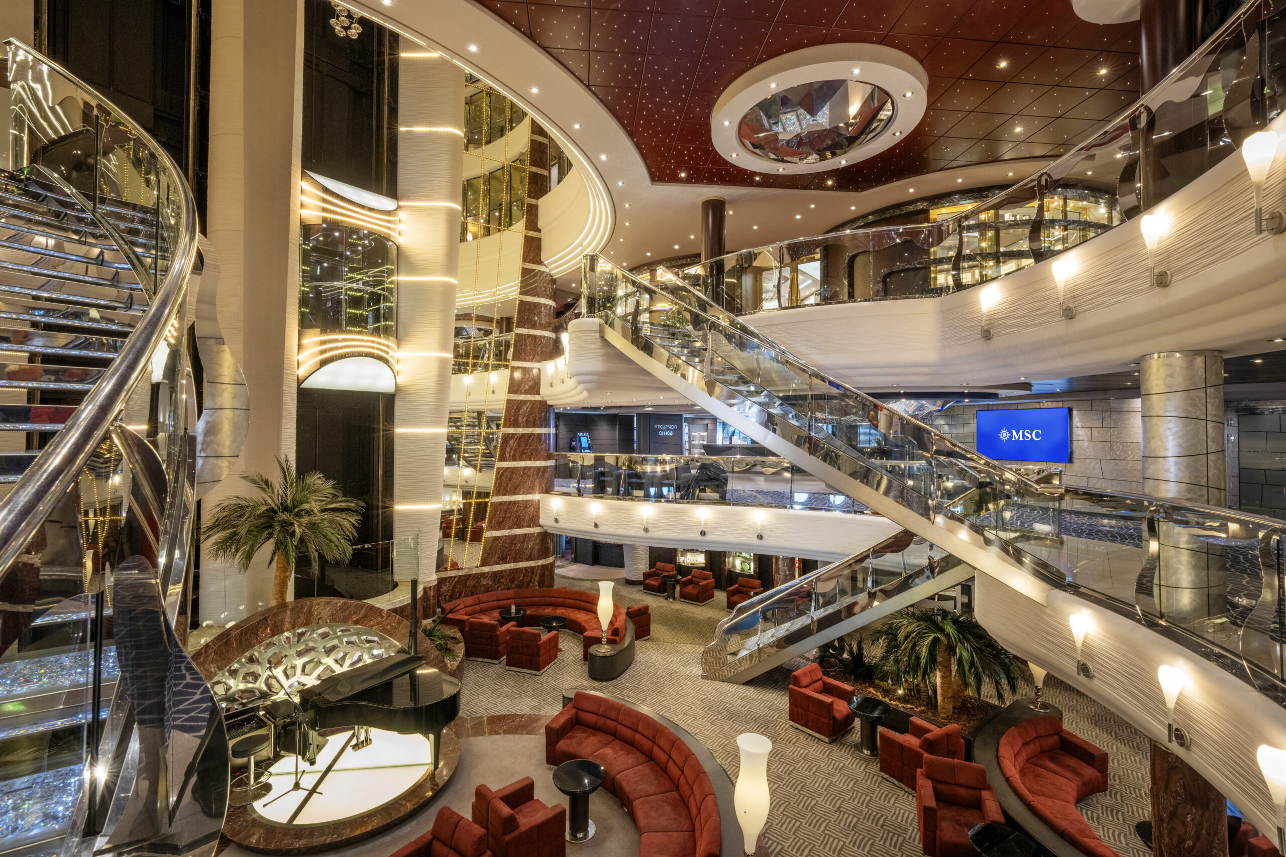 MSC Divina, Atrium